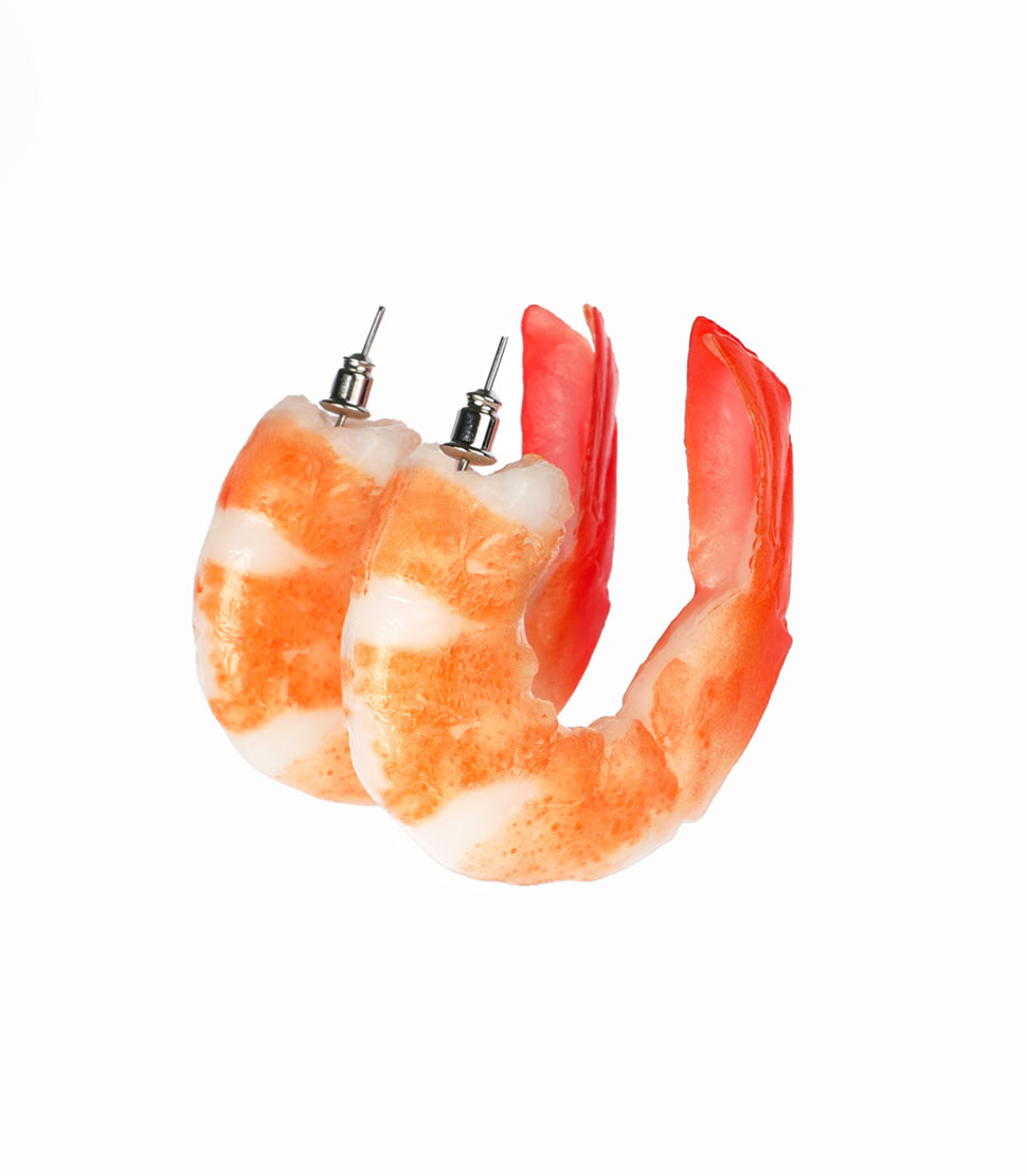 JUMBO SHRIMP EARRINGS