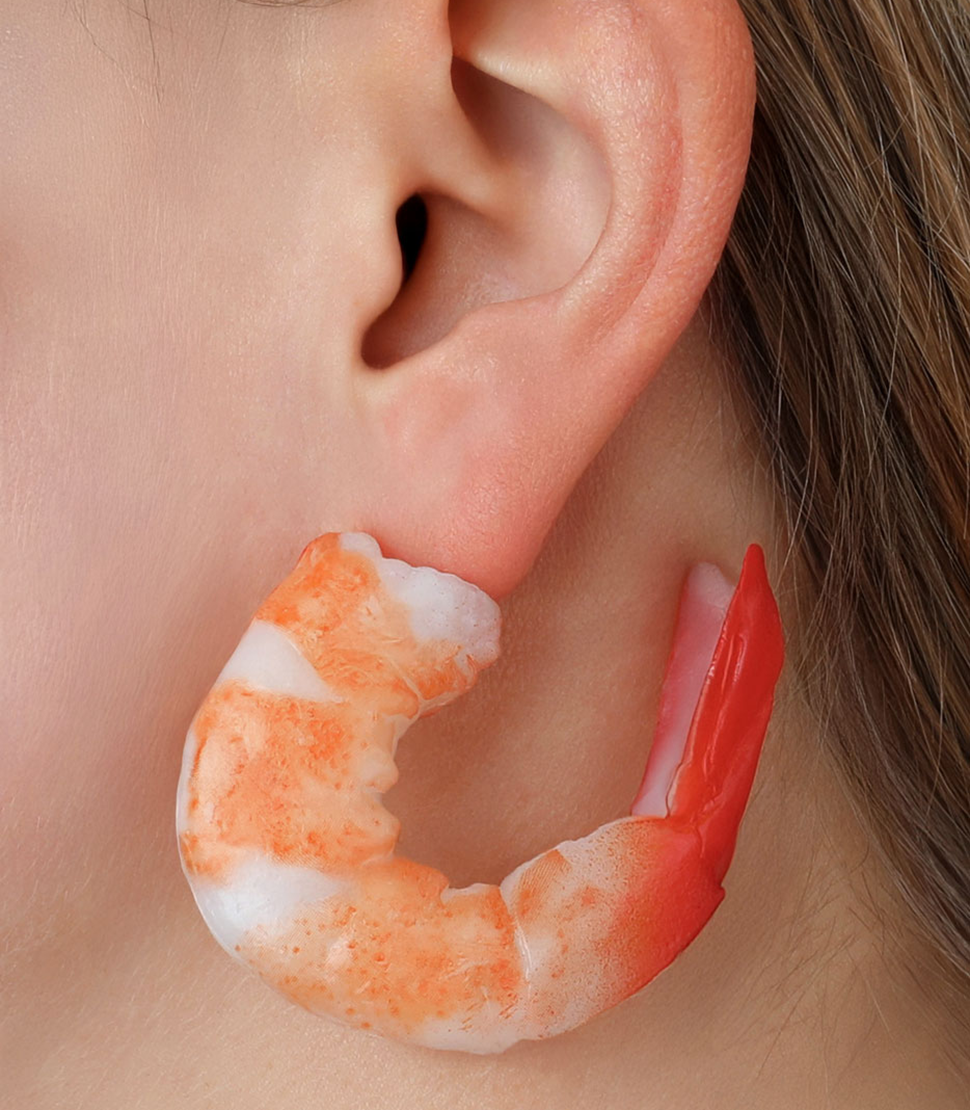 JUMBO SHRIMP EARRINGS